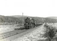 B1 61404 approaching Largs on 1 July 1961 with a summer Saturday excursion from Airdrie and Coatbridge. [Ref query 42931]   <br><br>[G H Robin collection by courtesy of the Mitchell Library, Glasgow 01/07/1961]