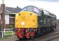 An immaculate 40106 poses by the goods shed at Bo'ness on 26 July 2015.<br><br>[Bill Roberton 26/07/2015]