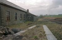 Thurso engine shed viewed from the end of the loading bank in 1994. The shed has since been demolished.<br><br>[Ewan Crawford 30/12/1994]