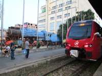 Old and new motive power at Belgrade in July 2015.<br><br>[John Yellowlees 25/07/2015]