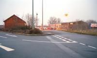 The last purpose built surviving building within the old goods yard at Irvine Bank Street in 1997. View looks north. The former station building on Bank Street itself, originally a house, is now office accommodation.<br><br>[Ewan Crawford //1997]