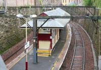 <I>'Breathe in...'</I> View over Crosshill station in May 2007 - a lesson in efficient use of the available space.<br><br>[John Furnevel 06/05/2007]