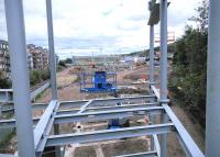 The V between the Granton (now Powderhall) branch on the left and former curve to Abbeyhill, just beyond the site of Easter Road Junction, is being filled with more smart flats. Here's how things look in August 2015 while a view is still possible. The Junction was just behind the camera with the station behind that. [See image 17507]<br>
<br><br>[David Panton 09/08/2015]