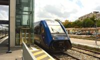 SNCF 72534 departing from Aix-en-Provence on 24 August 2015.<br><br>[Peter Todd 24/08/2015]