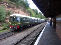 DMU stock - allegedly heading for New Holland - stabled alongside Bewdley station on 26th August 2015.<br><br>[Ken Strachan 26/08/2015]