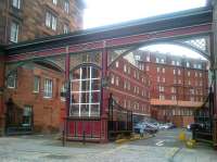 The entrance to Edinburgh's Princes Street Station on 2 September 2015. The former Caledonian terminus closed 50 years ago this weekend.<br><br>[John Yellowlees 02/09/2015]