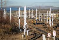 A 156 heads south through Mossend Yard in 2001. <br><br>[Ewan Crawford //2001]