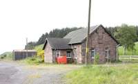 Entrance to the former station and yard at Blackford, Perthshire (1848-1956). View north west from the B8081 in June 2005. [Ref query 35737]<br><br>[John Furnevel 21/06/2005]