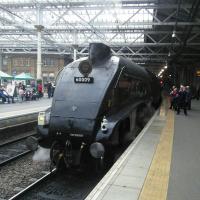 Having been pulled 'backwards' from Tweedbank 60009 prepares to head off ECS from Waverley Platforms 1 and 20 in September 2015.<br><br>[David Panton 20/09/2015]