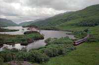 A Sprinter Fort William bound at the west end of Loch Eilt in 1996.<br><br>[Ewan Crawford //1996]