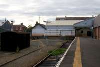 Should that be pronounced 'Poo-hell-eh?' The offputting patch of luxuriant verdancy on the track at Pwllheli makes a strong case for retention tanks on all trains.<br><br>[Colin McDonald 14/10/2015]