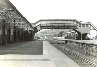 The smart looking station at West Kilbride on 24 May 1960. View is north towards Fairlie. <br><br>[G H Robin collection by courtesy of the Mitchell Library, Glasgow 24/05/1960]