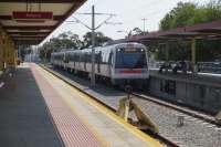 At the east end of the Transperth electrified system, an A Series EMU runs in to the terminus at Midland on 21st September 2015.<br><br>[Colin Miller 21/09/2015]