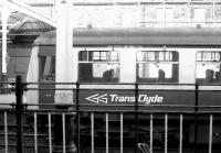 A DMU carrying Greater Glasgow/Trans-Clyde markings standing in Ayr station on 27 September 1980.<br><br>[John Furnevel 27/09/1980]