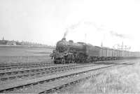 B1 4-6-0 61352 brings a fish train out of the yards at Fraserburgh on 2 July 1951. <br><br>[G H Robin collection by courtesy of the Mitchell Library, Glasgow 02/07/1951]