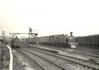N15 0-6-0T 69208 shunting at Kelvinhaugh Junction on 28 May 1957. <br><br>[G H Robin collection by courtesy of the Mitchell Library, Glasgow 28/05/1957]