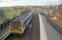 Westbound Pacer at Clapham with the former junction in the background.<br><br>[Ewan Crawford //2002]