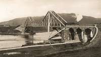 A postcard in my collection of a southbound train on the Connel Ferry Bridge.<br><br>[Ewan Crawford Collection //]