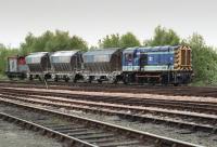 08761 arrives at Thornton Yard with the trip freight from Auchmuty/Tullis Russell in April 1991.<br><br>[Bill Roberton /04/1991]