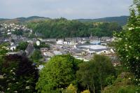 The site of Lochavullin Goods and the old Oban cattle market viewed from the south. [See image 53163].<br><br>[Ewan Crawford 10/06/2013]