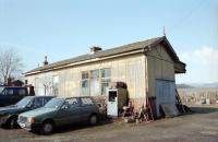 The former station at Careston on the Forfar-Brechin route, sadly demolished not long after this shot was taken in 1996. [Ref query 2711]<br><br>[Ewan Crawford //1996]