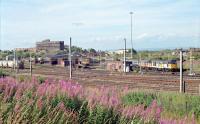 Upperby Shed viewed from the west and seen across the WCML in 1989.<br><br>[Ewan Crawford //1989]