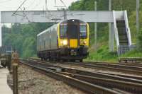 350401 brings the Manchester Airport to Glasgow Central TPE service over Balshaw Lane Jct on 12 June 2015.<br><br>[John McIntyre 12/06/2015]