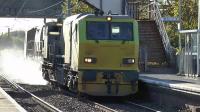 MPVs DR98955 and DR98905 on RHTT duties from Girvan to Mossend through Barassie station on 12 September 2015.<br><br>[Ken Browne 12/09/2015]