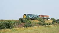 25078 heading away from Edinburgh, near Sighthill, on the E and G line on 28 August 1981.<br><br>[Peter Todd 28/08/1981]