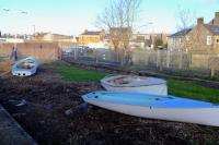 Largs Transport Interchange<br><br>
Latest innovation - intermodal exchange in Platforms 1 and 2 (old numbering). Need to wait for the floods to arrive. Note the SUN!<br><br>[Colin Miller 29/12/2015]