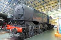 The beautiful Southern Railway 0-6-0 Q1 class steam locomotive, No 33001, of 1942 at the National Railway Museum in York.<br><br>[Colin Miller 11/11/2014]