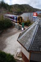 Eastbound 158.709 approaching Duncraig in 2013. The station building was beautifully restored.<br><br>[Ewan Crawford 25/04/2013]