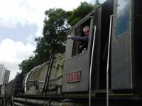 <h4><a href='/locations/K/Kenya_Railway_Museum_Nairobi'>Kenya Railway Museum Nairobi</a></h4><p><small><a href='/companies/E/East_Africa_Railways/Kenya_Railways'>East Africa Railways/Kenya Railways</a></small></p><p>East African Railways no. 5930 'Mount Shengena' now resides at the Kenya Railway Museum, Nairobi. This 'Mountain Class' articulated locomotive was built by Beyer Peacock & Co. The wheel arrangement is the impressive 4-8-2+2-8-4. The class were named for mountains in East Africa, this one being named for Mount Shengena in Tanzania. 6/16</p><p>17/03/2014<br><small><a href='/contributors/Alistair_MacKenzie'>Alistair MacKenzie</a></small></p>