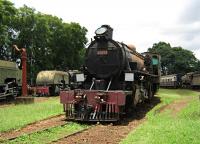 <h4><a href='/locations/K/Kenya_Railway_Museum_Nairobi'>Kenya Railway Museum Nairobi</a></h4><p><small><a href='/companies/E/East_Africa_Railways/Kenya_Railways'>East Africa Railways/Kenya Railways</a></small></p><p>Locomotive 3123 'Bavuma', an East African Railways Tribal Class 31 2-8-4, was built by the Vulcan Foundry in 1955. 11/16</p><p>17/03/2014<br><small><a href='/contributors/Alistair_MacKenzie'>Alistair MacKenzie</a></small></p>