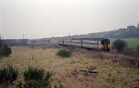 An eastbound 156 passes the junction for the Meadowhall Paper Mill in 1997.<br><br>[Ewan Crawford //1997]