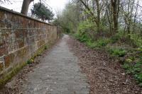 This is a road access to the goods yard from the east - at Sandyford Street. View to east. The hill from Ferry Road was very steep and would have defeated horses. Now the yard is under blocks of flats.<br><br>[Colin Miller 23/04/2014]