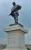 This is the statue of David Davies in Barry Docks, just outside the dock offices. He was a railway contractor, industrialist, promoter of the Barry Docks and associated railways, and MP.<br><br>[Ewan Crawford 22/06/2003]