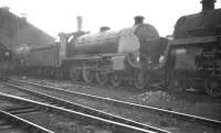 Part of the shed yard at Basingstoke on 15 August 1961, with Urie S15 4-6-0 30501 featuring in the lineup.<br><br>[K A Gray 15/08/1961]