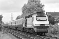 A Kings Cross - Aberdeen service passing Thornton West Junction in July 1998.  The train has been diverted because of a derailment at Burntisland and is led by a hired-in Midland Mainline power car. [Ref query 3554]<br><br>[Bill Roberton
 /07/1998]