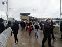 The normally little-used Murrayfield bursts into life when there's an event at the stadium, in this case an opening Six Nations match. I wonder if the gentleman amidst the off-duty storm troopers is aware that his underwear is showing?<br><br>[David Panton 06/02/2016]