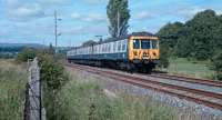 A 311 heads south past the original junction for the Burnbrae goods branch in 1988.<br><br>[Ewan Crawford //]