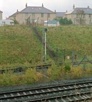 Start of the Johnnie Walker sidings at Hurlford in 1988. These sidings occupied the site of Hurlford Shed and the Barleith Mineral Sidings.<br><br>[Ewan Crawford //1988]