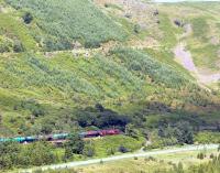 A northbound oil train climbing Beattock, photographed near Greskine in July 2006.<br><br>[John Furnevel 13/07/2006]