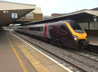 <h4><a href='/locations/B/Banbury'>Banbury</a></h4><p><small><a href='/companies/B/Birmingham_and_Oxford_Railway'>Birmingham and Oxford Railway</a></small></p><p>A CrossCountry Voyager heading for the South Coast at Banbury on 28th December 2015. This could be the closest modern equivalent to former S&D holiday trains such as <I>The Pines Express</I>. 59/85</p><p>28/12/2015<br><small><a href='/contributors/Ken_Strachan'>Ken Strachan</a></small></p>