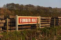Fimber Halt, the depot of the Yorkshire Wolds Railway who hope to restore at least part of the Malton and Driffield Junction Railway as a heritage attraction.<br><br>[Peter Todd 11/03/2016]