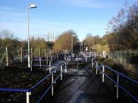 It's hard to know which has more metalwork; the station or the Dawsholm gasometer.<br><br>[David Panton 05/03/2016]