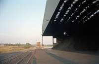 The loading pad at Hirwaun for Tower Colliery, looking east during an escorted visit in 2002. The loading pad was connected to the deep mine by a very long conveyor.<br><br>[Ewan Crawford //2002]