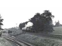 Class 2P 4-4-0 40575 passing Maybole Junction on 17 October 1959 with a Girvan - Ayr train. <br><br>[G H Robin collection by courtesy of the Mitchell Library, Glasgow 17/10/1959]