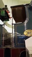 Sou'West on top at the Riverside Museum. The footplate of Caledonian Single No 123 is below.<br><br>[John Yellowlees 15/04/2016]