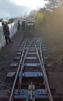 Almondhaugh Halt, destination of the Almond Valley Light Railway.<br><br>[John Yellowlees 27/04/2016]